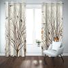 Cartoon Forest Autumn Blackout Curtains with Grommets, 140 x 160 cm, 2-Piece Set view 3