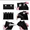 Blackout Curtains with 3D Print, White and Red Rose, 280 W x 250 H cm, Set of 2, Opaque, Grommet Top view 2