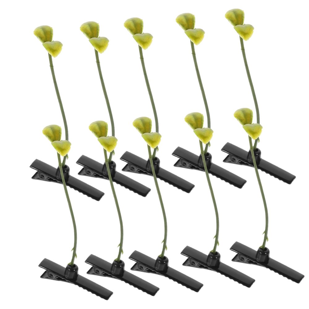 jojofuny 10-Piece Bean Sprout-Shaped Hair Clips