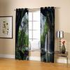 2-Piece Blackout Curtains, 150 x 166 cm, Grommet Panels, Cave Waterfall Landscape 3D Print view 4