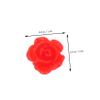 DECHOUS Rose Resin Nail Art Charms, 50 Pieces view 4