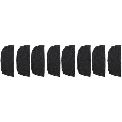 ibasenice 8-Piece Stroller Handlebar and Armrest Covers, Non-Slip, Washable, Black