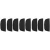 ibasenice 8-Piece Stroller Handlebar and Armrest Covers, Non-Slip, Washable, Black view 1