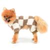 SMALLLEE_LUCKY_STORE Classic Checkered Fleece Dog Pajama view 3