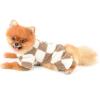 SMALLLEE_LUCKY_STORE Classic Checkered Fleece Dog Pajama view 4
