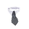 POPETPOP 3-Piece Striped Pet Bow Tie Set with Adjustable Closure for Weddings and Parties view 3
