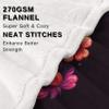 Soft Skull Fleece Blanket, 230 x 270 cm, Day of the Dead view 2