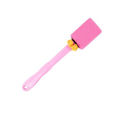 minkissy Long Bath Brush with Handle, Exfoliating Massage Brush for Shower and Body Care, Promotes Circulation, Random Color
