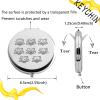 KEYCHIN K-Pop Pocket Mirror for Boys, Korean Group Fans, Gifts, Korean Bangtan, Compact Makeup Mirror for K-Pop Fans (BT Mang-S) view 2