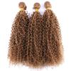 Messy Curly Hair Weave Bundles for Women, 100 g/piece, High-Temperature Synthetic Hair Extensions for African Women view 3