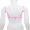 Agoky Women's Wetlook Leather Push-Up Bra view 3