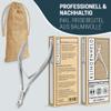 KLINGENHELD Precise Cuticle Nippers with Cotton Travel Pouch view 3