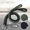 Dog Leash for Small to Large Dogs, Thick Braided Rope, Durable, Swivel Hook, M Green view 2