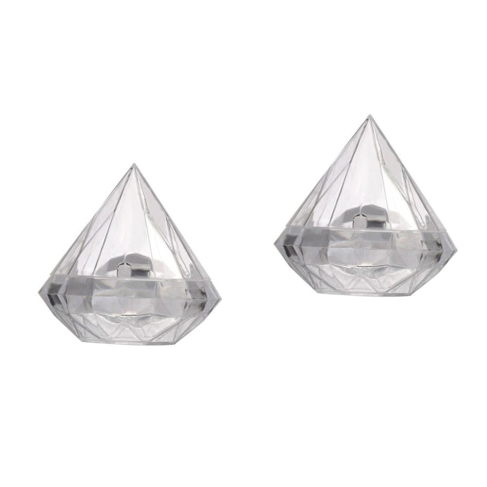 minkissy 10-Piece Empty Mini Cosmetic Bottles, Portable Refillable Diamond-Shaped Containers for Lotions, Creams and Makeup