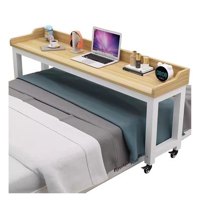 Overbed Table with Wheels for Home or Hospital, Mobile Laptop and Dining Table, 200 × 60 × 80 cm