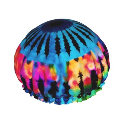 Exotic Tribe Batik-Style Reusable Double-Layer Shower Cap