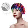 Exotic Tribe Batik-Style Reusable Double-Layer Shower Cap view 4