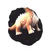Cute Dinosaur Print Shower Cap, Waterproof, Reusable, Double-Layer view 2