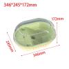 JISADER Reptile Habitat Turtle Tank with Lid view 3
