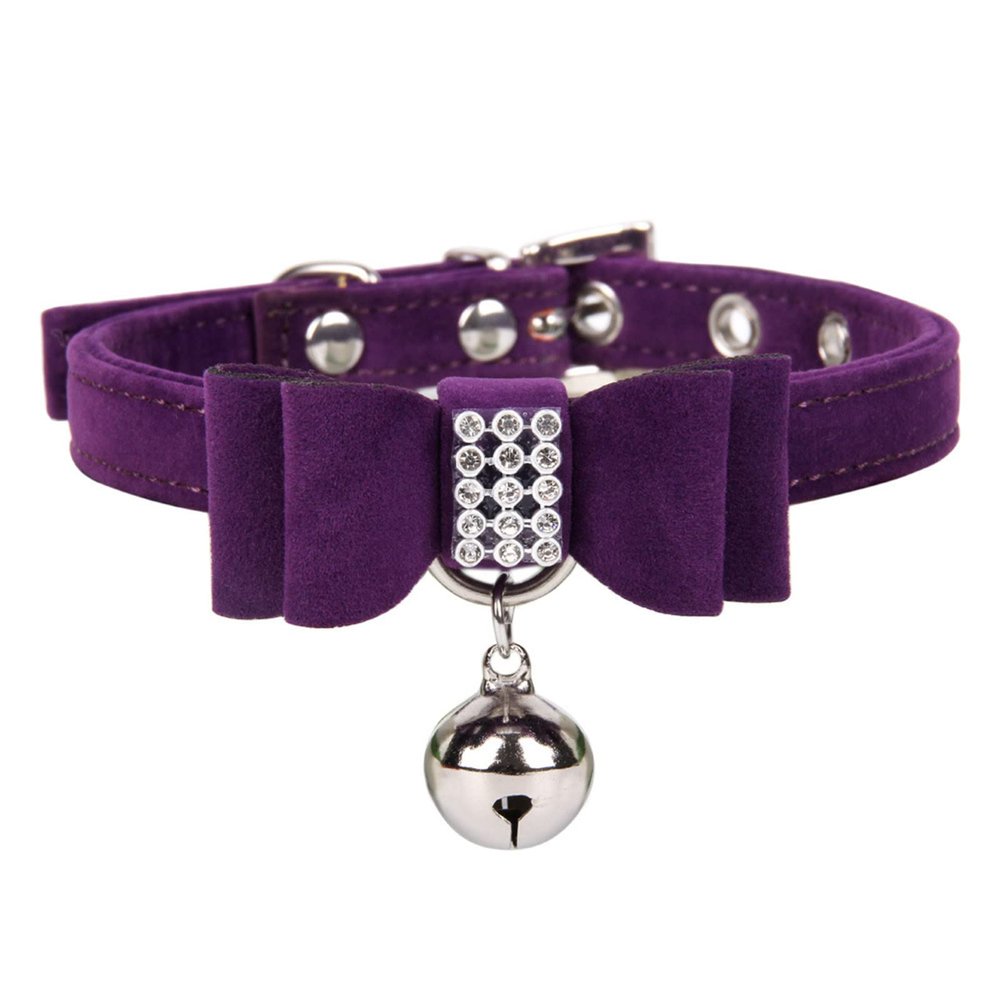 Pet Bone Rhinestone Dog Collar with Diamond Buckle
