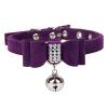 Pet Bone Rhinestone Dog Collar with Diamond Buckle view 1