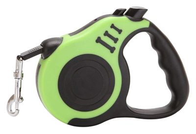 Automatic Dog and Cat Leash for Small Pets, 5 m Retractable, Green