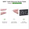 Mryok Replacement Nose Pads for Ray-Ban RB3447, 3 Pairs, One Size view 3