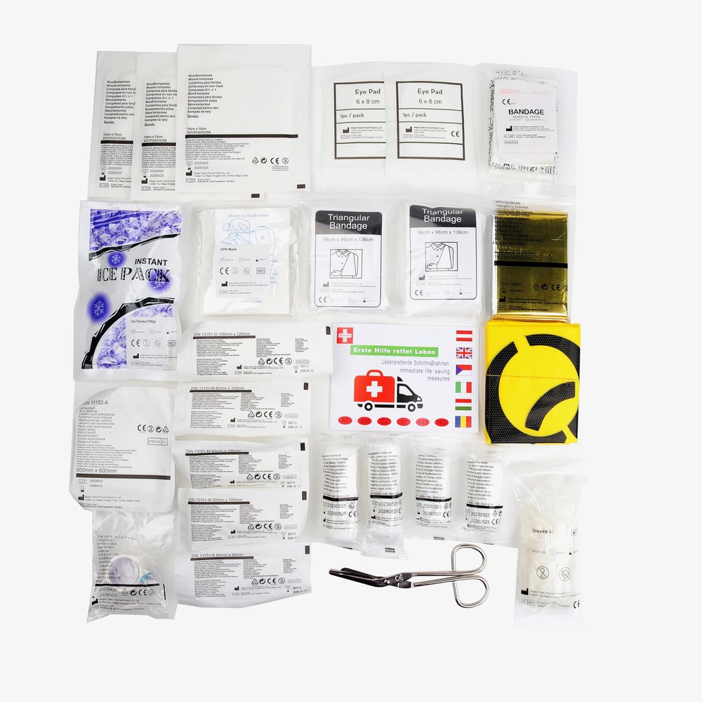 DIN 13157 First Aid Kit Refill Set, Complete Pack
