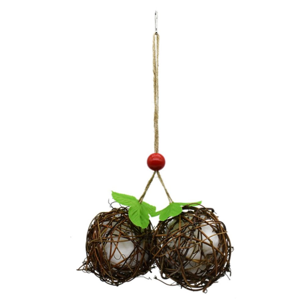 DOITOOL Hanging Bird Nest Rattan Decor