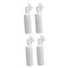ABOOFAN 4-Piece Cosmetic Bottles with Brush Heads, Refillable Travel Bottles for Facial Cleanser, Lotion and Soap view 1