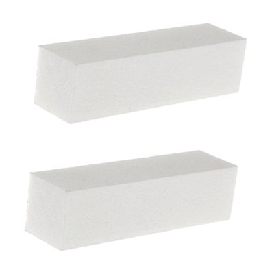 minkissy 20-Piece Nail Repair Blocks, Peel-Off Buffing and Filing Blocks, White