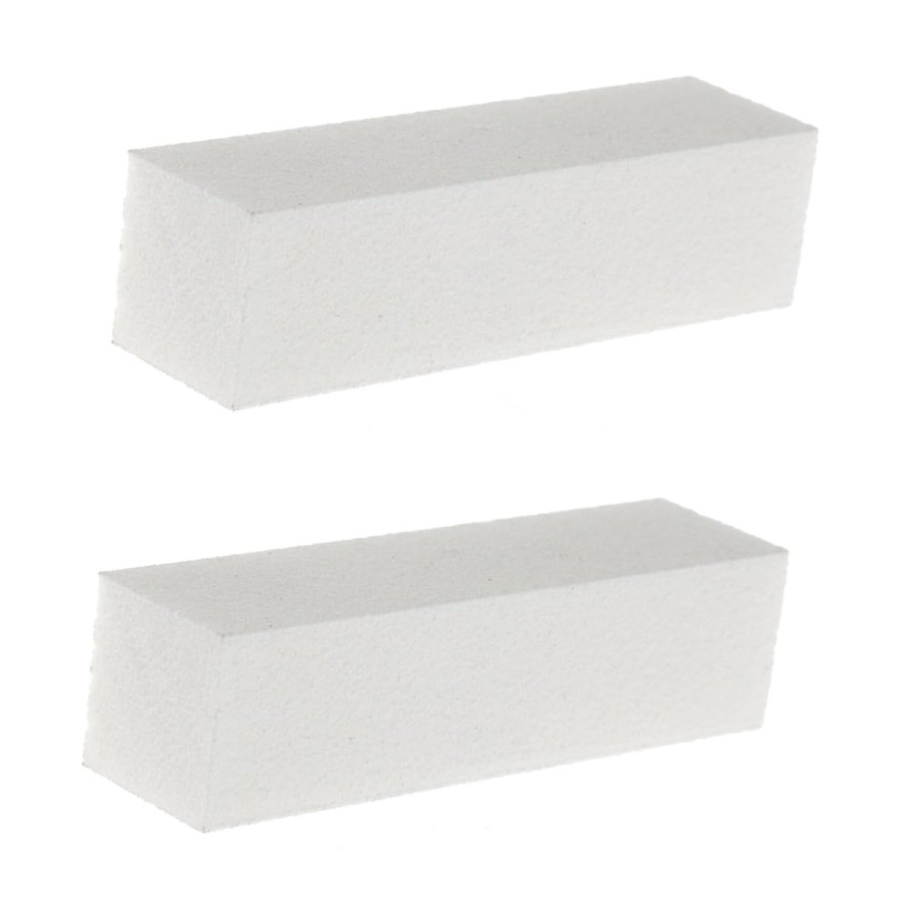 minkissy 20-Piece Nail Repair Blocks, Peel-Off Buffing and Filing Blocks, White