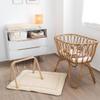 BEMINI Pady Quilted Jersey Playpen Insert and Play Mat, Cream view 3