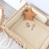 BEMINI Pady Quilted Jersey Playpen Insert and Play Mat, Cream view 4