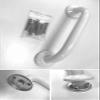Bathtub Grab Bar, Bathroom Safety Handle, Chrome, 80 cm view 2