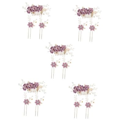 ABOOFAN 15-Piece Vintage Flower Hairpins, Wedding Hair Accessories for Brides and Bridesmaids