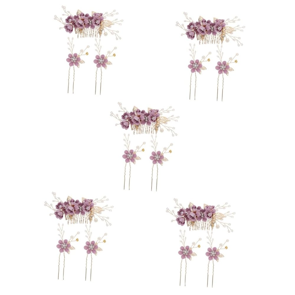 ABOOFAN 15-Piece Vintage Flower Hairpins, Wedding Hair Accessories for Brides and Bridesmaids