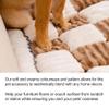 Cream-Colored Large Plaid Pet Mat and Couch Cover view 3