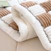Cream-Colored Large Plaid Pet Mat and Couch Cover view 4