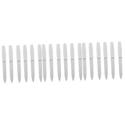 minkissy 18-Piece Stainless Steel Nail File Set