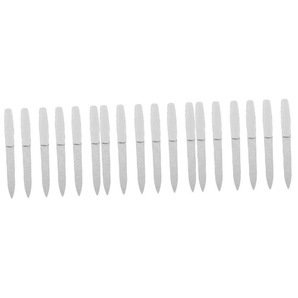 minkissy 18-Piece Stainless Steel Nail File Set