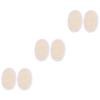 minkissy 6-Piece Natural Loofah Sponge Pads for Shower Exfoliation and Body Care view 1