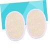 minkissy 6-Piece Natural Loofah Sponge Pads for Shower Exfoliation and Body Care view 2