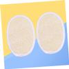 minkissy 6-Piece Natural Loofah Sponge Pads for Shower Exfoliation and Body Care view 4