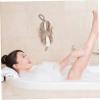 2-Pack Foaming Shower Poufs with Hanging Loop, Nylon Bath Loofahs view 3