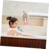 2-Pack Foaming Shower Poufs with Hanging Loop, Nylon Bath Loofahs view 4