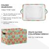 Bright Floral Storage Box and Large Laundry Basket for Kids view 3