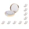 10 Empty Makeup Powder Foundation Cases, Air Cushion BB Cream Containers, 15 g, Gold view 1