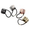 Women's Hair Ties, 4-Piece Set, Alloy and Fabric view 1