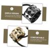 Women's Hair Ties, 4-Piece Set, Alloy and Fabric view 3